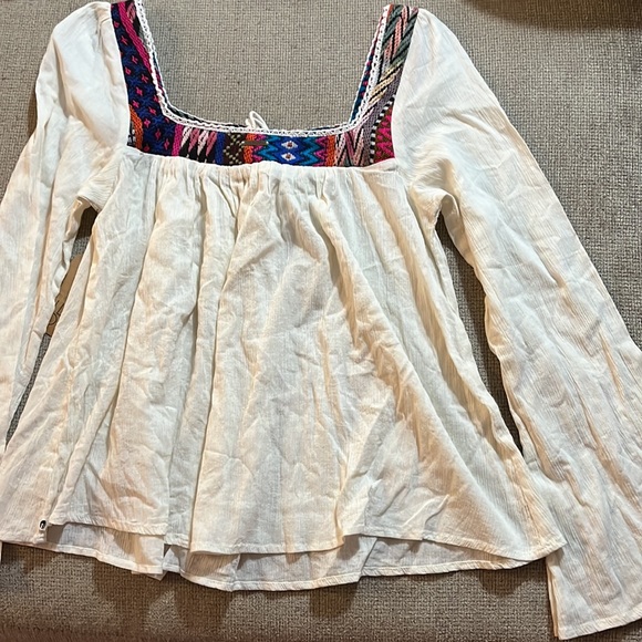 NWT Billabong Cotton Boho Blouse - Picture 6 of 7